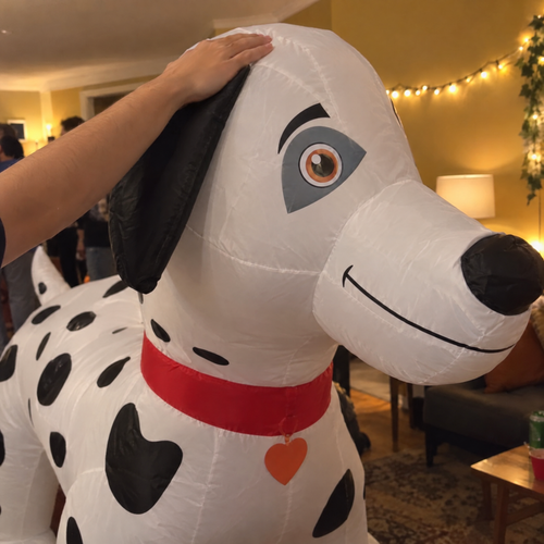SpottyWagon™ Inflatable 2-Person Dog Costume