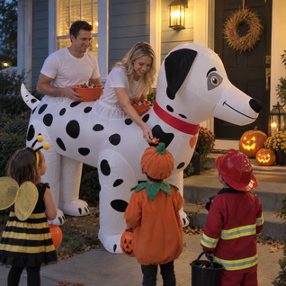 SpottyWagon™ Inflatable 2-Person Dog Costume
