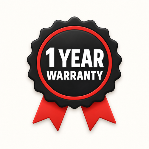 1 Year Warranty